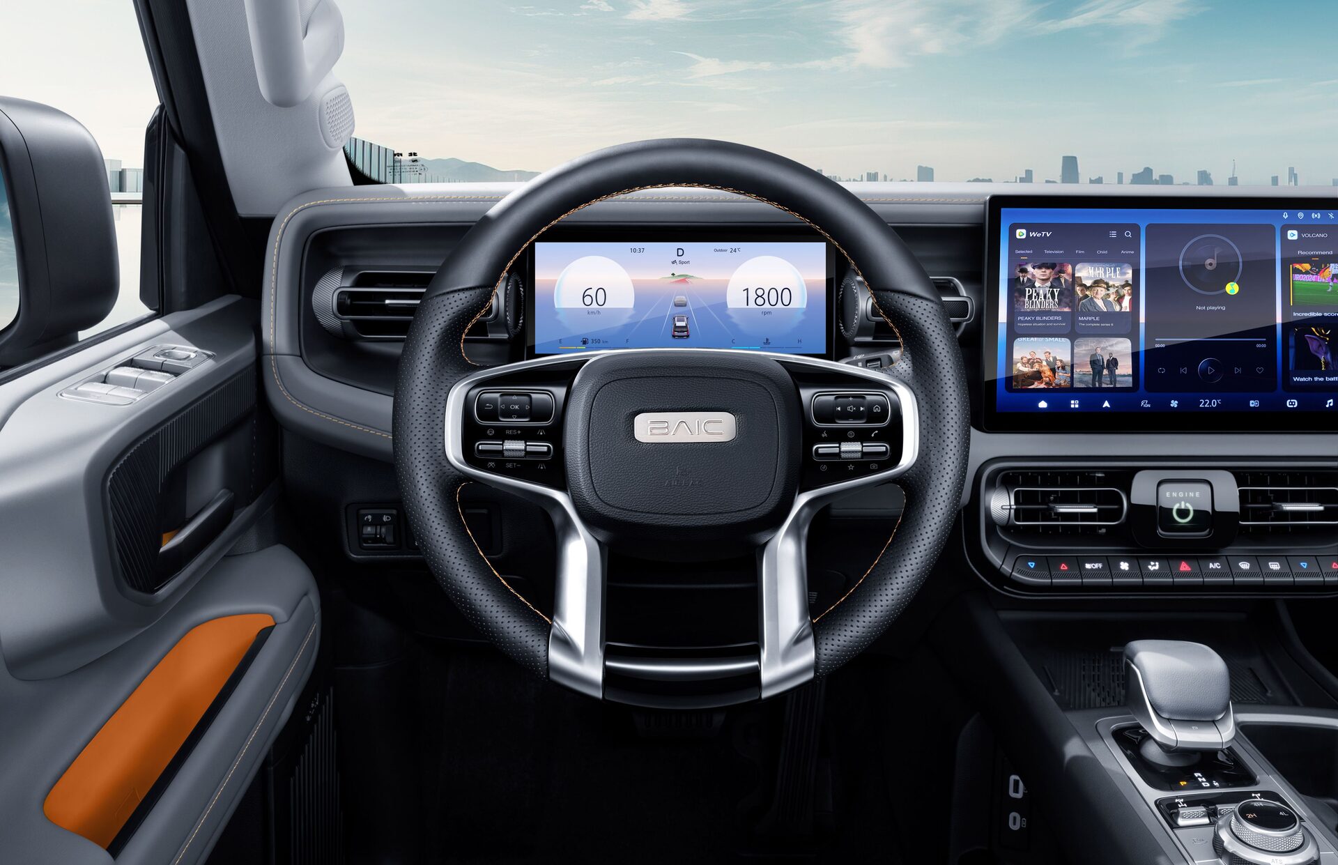 BJ40 PRO interior, photograph 13